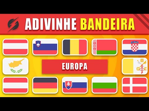 Adivinhe TODAS as BANDEIRAS da EUROPA | 99% FALHA com essas bandeiras europeias! 🌍🚩 | Quickz