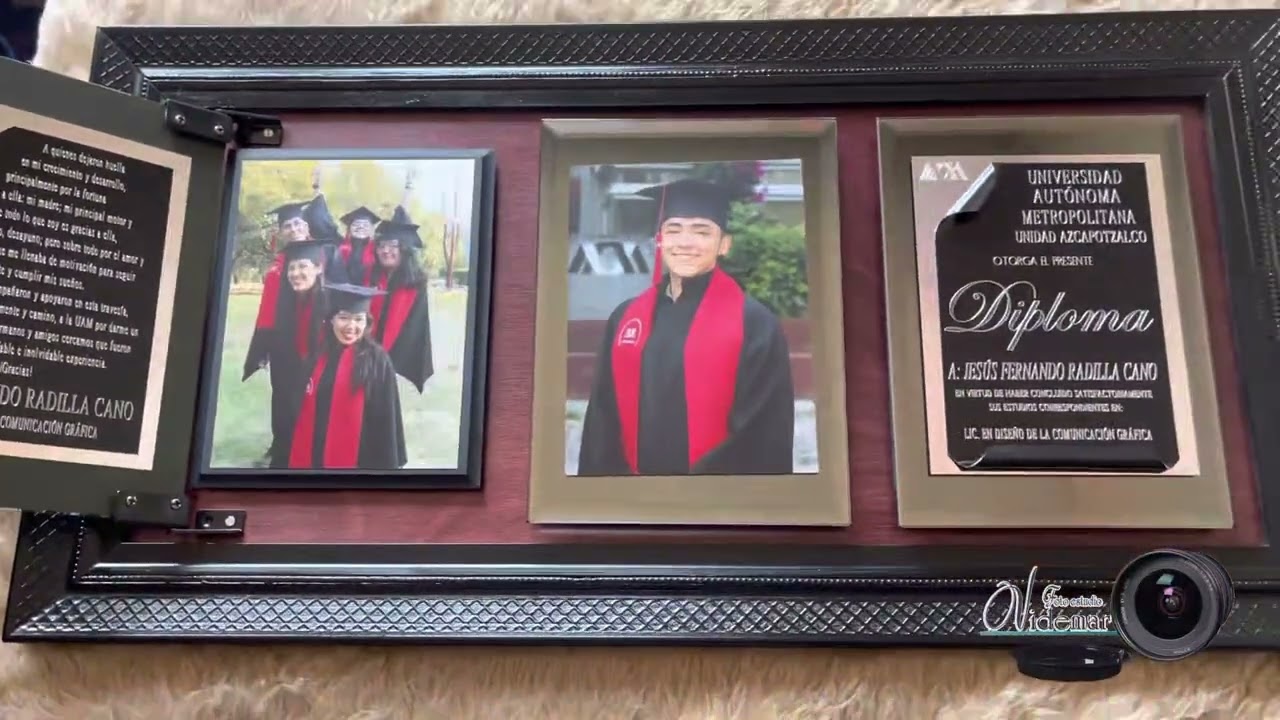 Diploma tiple “paquetes de Graduación” Videmar