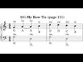 011-My Bow Tie (page 111) music sheet
