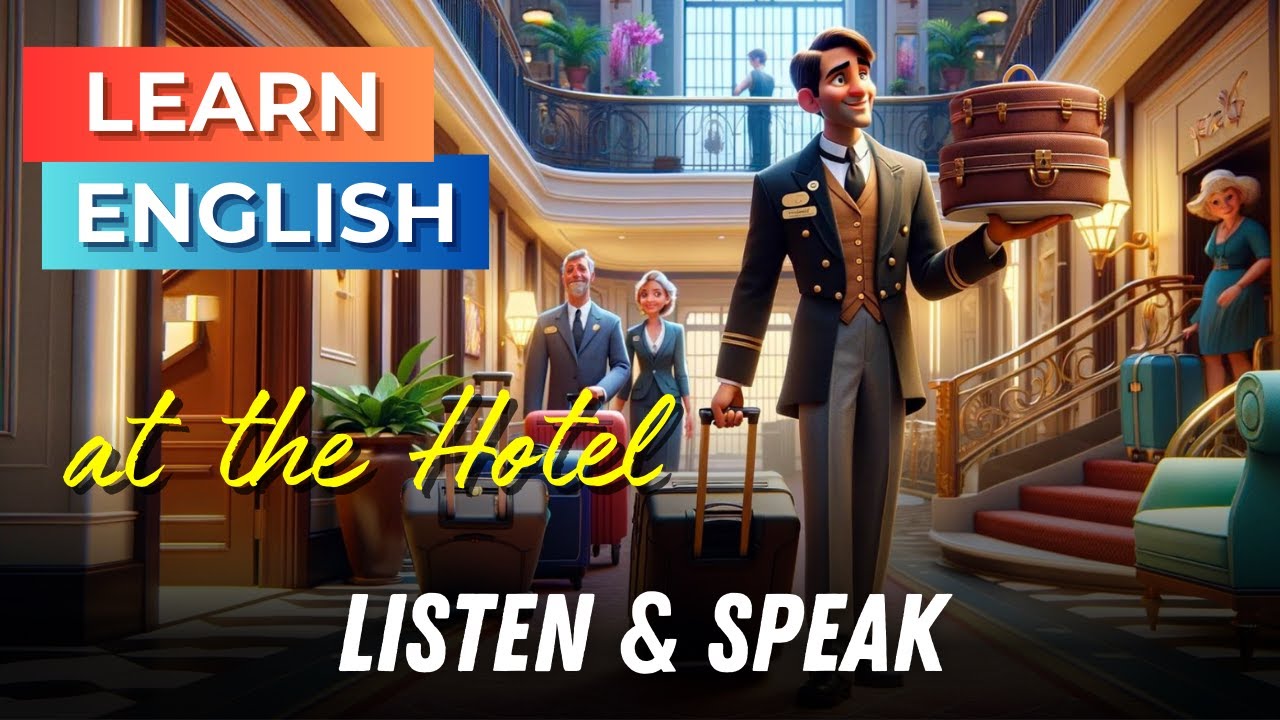 At the Hotel | Improve Your English | English Listening Skills - Speaking Skills - Vacation - Travel