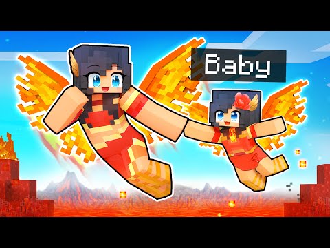 Playing As the Mother PHOENIX In Minecraft!