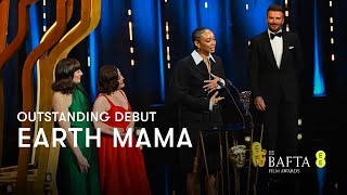 The Earth Mama team wins Outstanding Debut | EE BAFTA Film Awards 2024