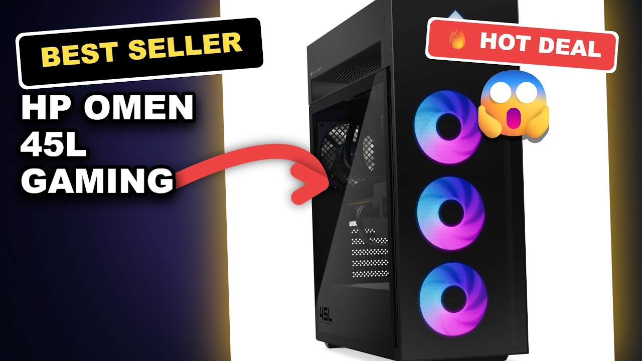 HP OMEN 45L Gaming PC + HyperX Keyboard Unboxed: Worth the Hype? review video