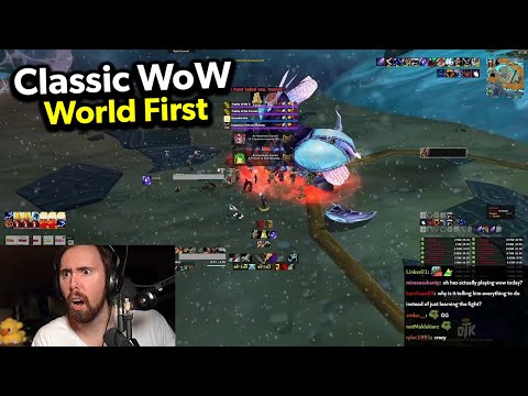 Asmongold Shocked by the World First been already done in 20 MINUTES (Classic WoW)