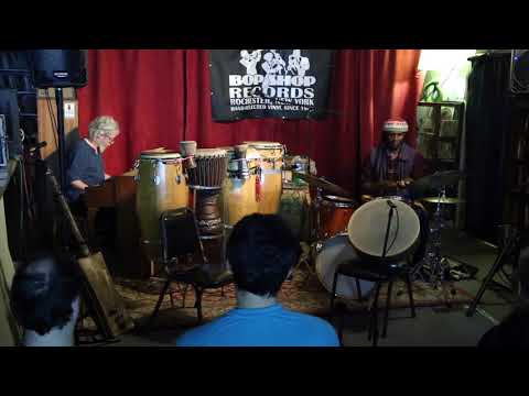 Hamid Drake & Adam Rudolph at Bop Shop Records