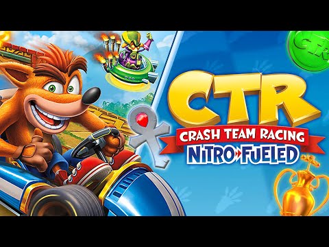 Crash Team Racing Nitro Fueled - Full Game 101% Walkthrough - All Relics, Gems, Trophies 4K 60fps