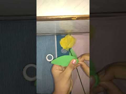 How to make flowers from weast polothin