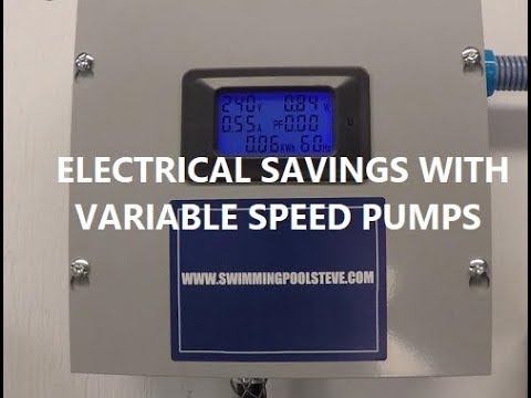 Variable Speed Pump Electrical Savings
