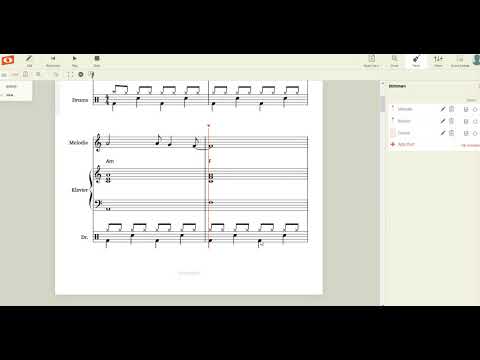 Noteflight Tutorial: Schlagzeugstimme notieren