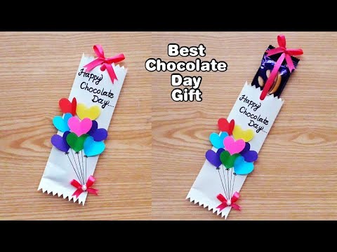 Best Chocolate Day Gifts - 2020 | How To Make Chocolate Day Card |  DIY Chocolate Gift Ideas Easy