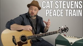 How to Play &quot;Peace Train&quot; by Cat Stevens on Guitar - Acoustic Guitar Lesson