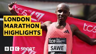 WORLD RECORD! 🤯 Sawe runs first-ever sub-two-hour marathon in London | Highlights | BBC Sport