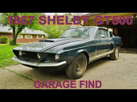1967 Shelby GT500 Garage Find and Documentation