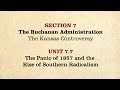 MOOC | The Panic of 1857 | The Civil War and Reconstruction, 1850-1861 | 1.7.7