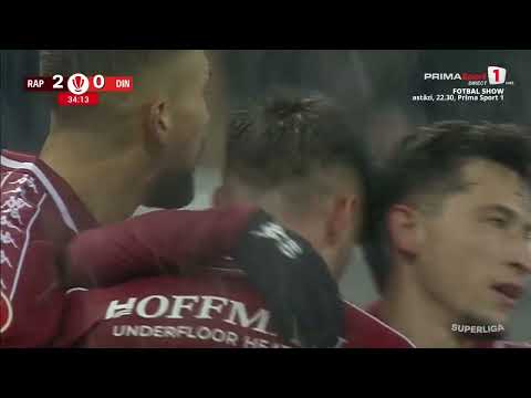 GOOOL! Rapid - Dinamo 2-0. ”Câinii” s-au prăbușit în 4 minute! Paraschiv înscrie, în sfârșit