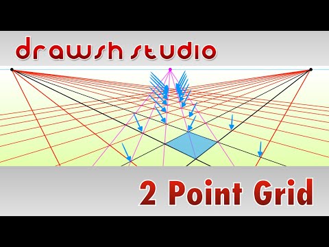 2 Point Perspective Grid
