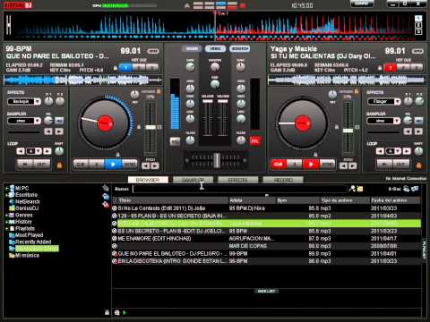 Mezclando En Vivo Reggaeton 2011 Virtual DJ 7 Dj Daryl