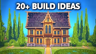 20+ Build Ideas for Your Minecraft Survival World!