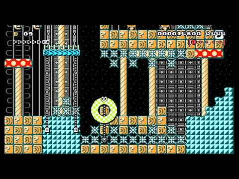 SMPP W3: Quartz Carnival - Act 2 by Riley W - SUPER MARIO MAKER - NO COMMENTARY 1bf