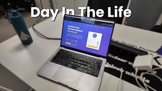 Day In The Life as 24-year-old Web Developer from Finland | New Startup? | Career Fair