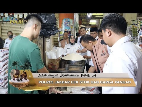 POLRES JAKBAR SIDAK STOK PANGAN DI BULAN RAMADAN