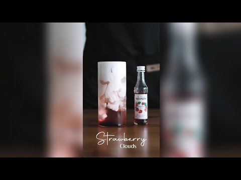 Strawberry Clouds - Chrysanthemum Tea with Strawberry #homecafe