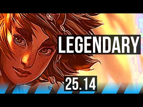 TALIYAH vs XERATH (MID) | Legendary | KR Master | 25.14
