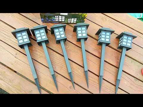 Садовые LED светильники на солнечных батареях / Solar LED Garden Lights