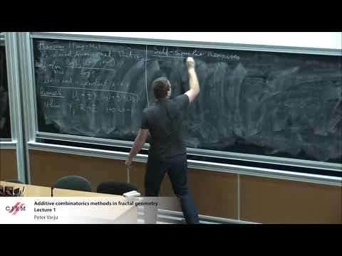Peter Varju: Additive combinatorics methods in fractal geometry - lecture 1