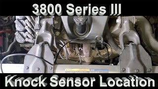 3800 Series III Knock Sensor Location
