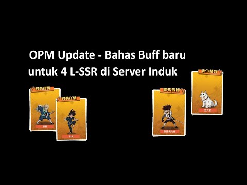 buff untuk 4 unit LSSR | Bahas Update baru di server induk