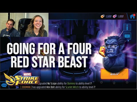 Beast Red Star Orb Opening I Marvel Strike Force
