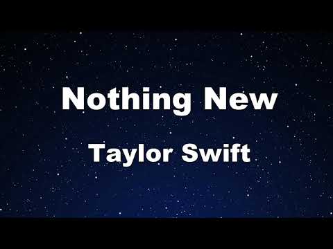 Karaoke♬ Nothing New (Taylor's Version) (From The Vault) - Taylor Swift 【No Guide Melody】