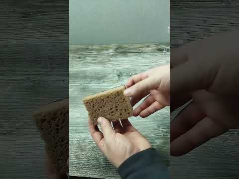 Губка для мытья посуды кухонная Макси крупнопористая пена+ 5 шт/уп (Vivat) 100*70*35 мм - фото 1 - id-p834570847