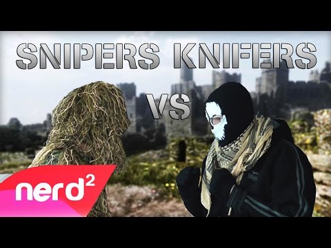 Knifers vs Snipers (Call of Duty Rap Battle) Feat.BasicallyIDoWrk #NerdOut