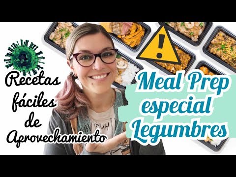 MEAL PREP Especial *RECETAS CON LEGUMBRES* Menú Semanal Saludable *BATCH COOKING ESPAÑOL*
