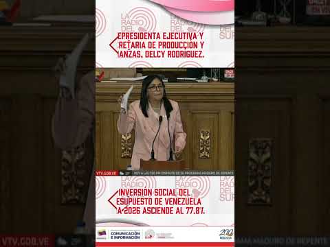 🔴 Vicepresidenta Rodríguez insta a la unión para vencer adversidades impuestas a Venezuela