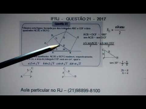 IFRJ Questão 21 2017
