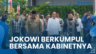 Jelang Pensiun, Presiden Jokowi Kumpulkan Seluruh Kabinet untuk Makan Siang Bersama di Istana