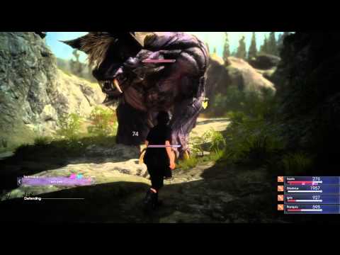 FINAL FANTASY XV EPISODE DUSCAE: Behemoth Fight / Ramuh Summon