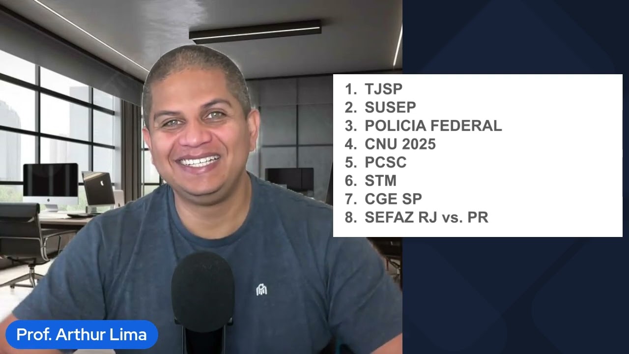 TJSP, SUSEP, POLICIA FEDERAL, CNU, CGE SP, SEFAZ RJ e PR, PCSC, STM - NOTICIAS DOS CONCURSOS 2025