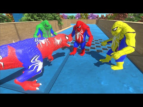 COLORED SPIDER GORO DEATHRUN - ANIMAL REVOLT BATTLE SIMULATOR || tauPlays sims eps68