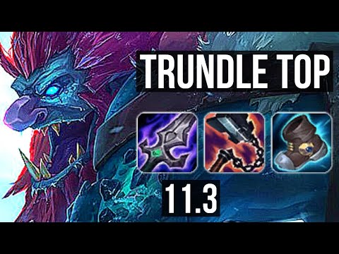 TRUNDLE vs MAOKAI (TOP) | 3.1M mastery, 1400+ games, 8/4/12 | KR Diamond | v11.3