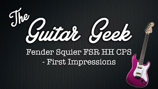 Video thumbnail for Fender Squier Affinity Strat Candy Pink Sparkle Guitar - First Impressions Stratocaster Review by TheGuitarGeek