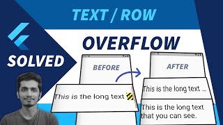 Flutter Text Overflow SOLUTION | Flutter Text Overflow