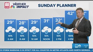 Winter storm update | Forecasting winter weather entering north Georgia
