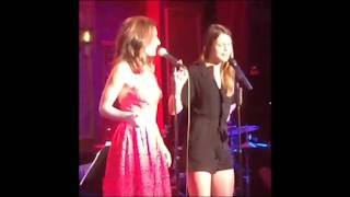 Melissa Benoist and Laura Benati singing &quot;Gasoline and Matches&quot;