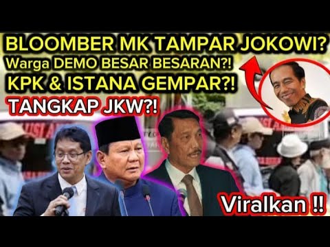 Uproar! Viral! Jokowi slapped by Constitutional Court judge Bloomberg Prabowo Gibran Luhut Purbaya?