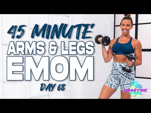 45 Minute Arms & Legs EMOM Workout | Summertime Fine - Day 68
