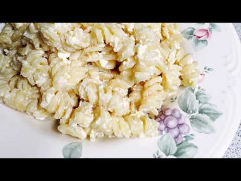 How to make pasta with feta cheese | Macaroane cu brinza telemea | Episode 002